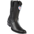 Wild West Boots Mens Genuine Leather Grisly Leather Dubai Toe Short Boots Color Black
