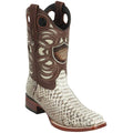 Square Toe Snakeskin Boots Style No.: 28185749