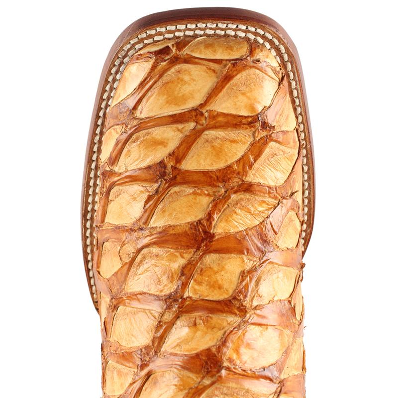 Wild West Men’s Square Toe Piraruccu Fish Boots Handcrafted - 28241002