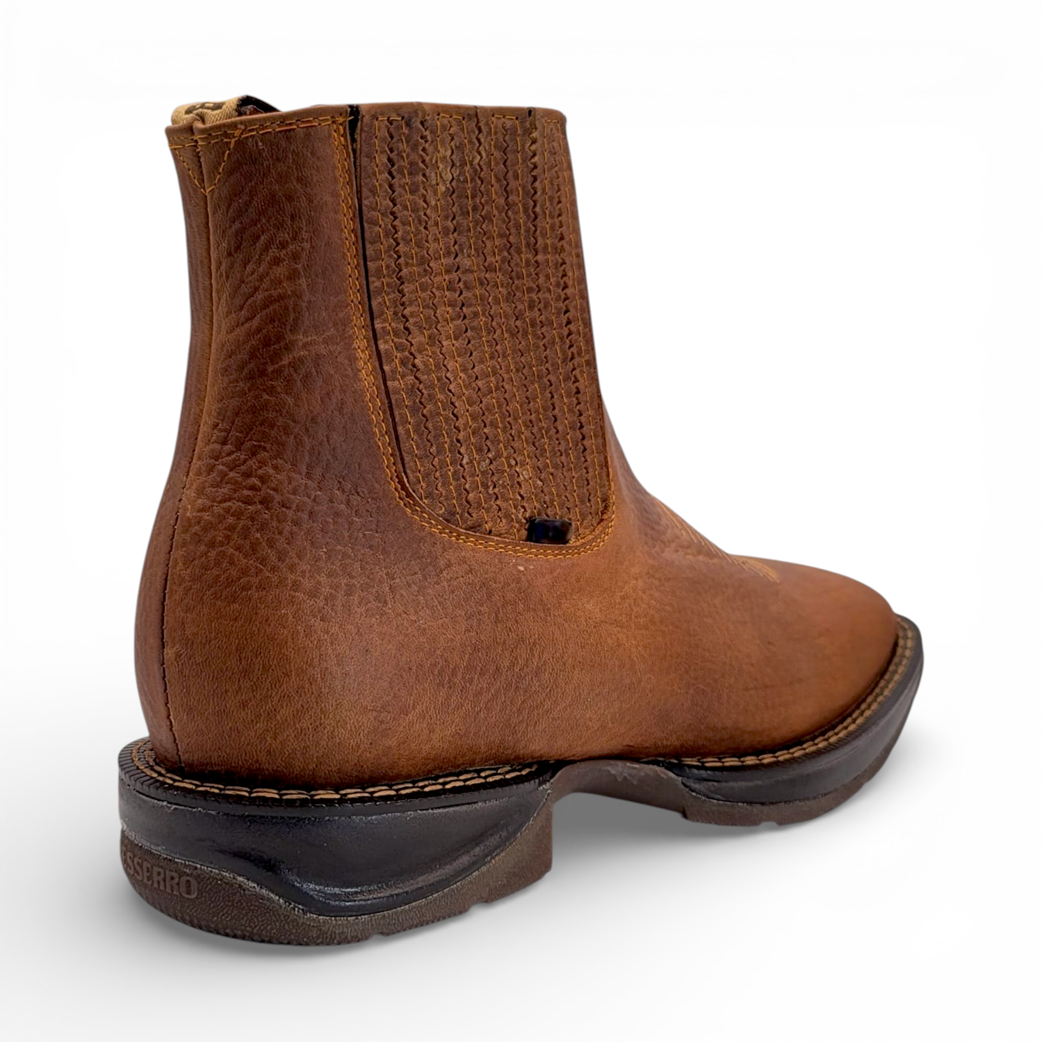 Men’s Lightweight Rubber Sole Botin in Honey – GB1