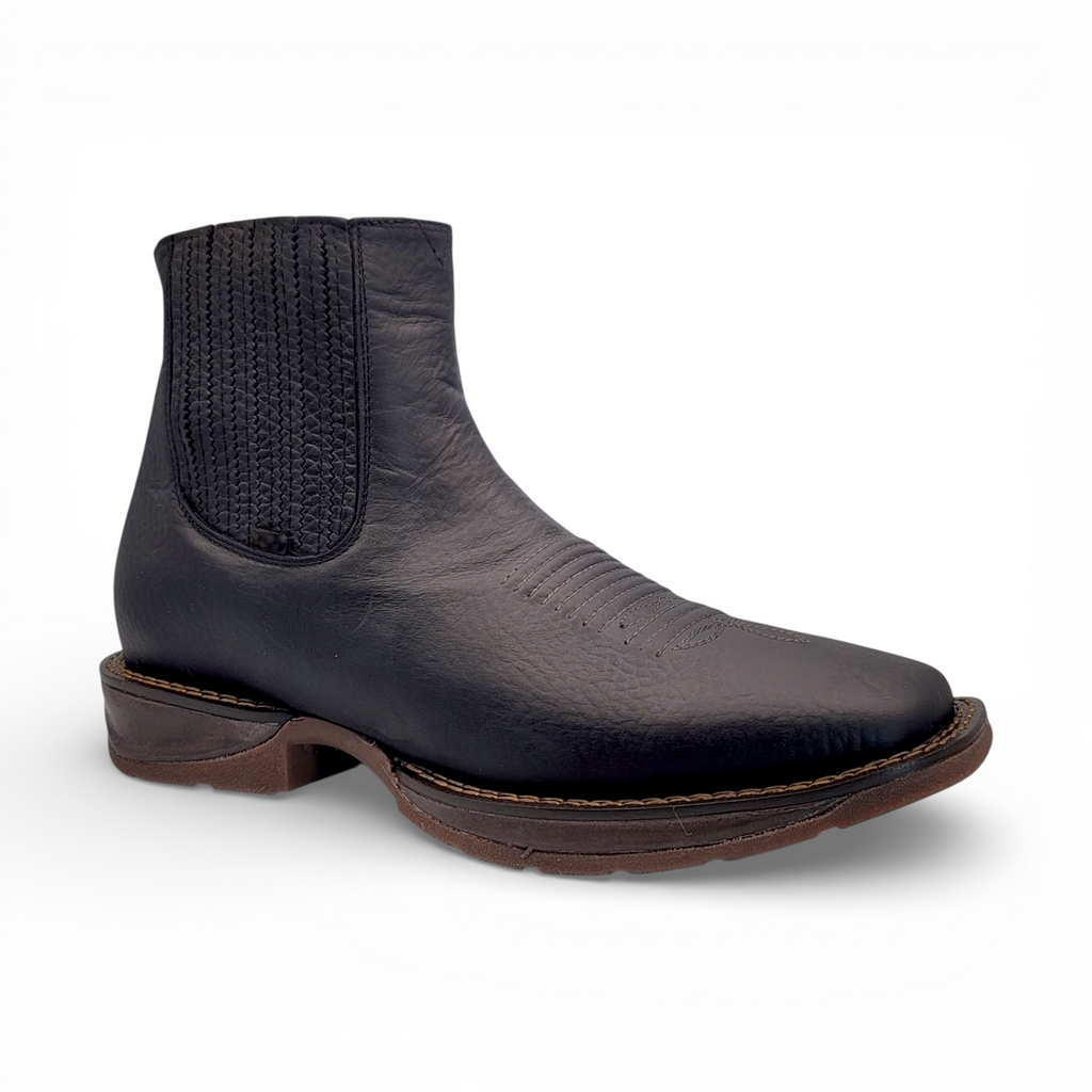 Men’s Lightweight Rubber Sole Botin in Black – GB5