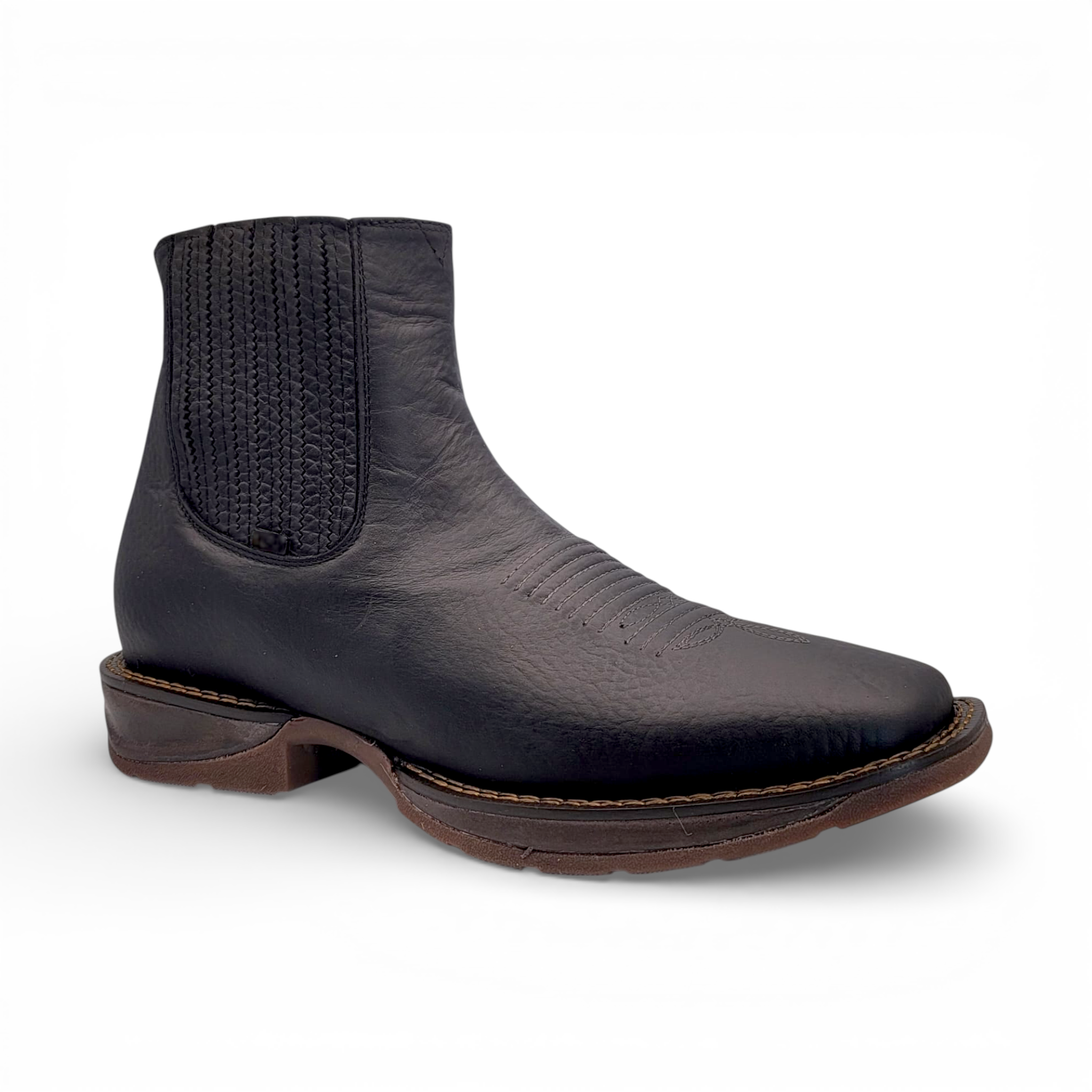 Men’s Lightweight Rubber Sole Botin in Black – GB5