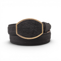 Mens Leather Belt Black 1.5 Inch – Shoulder Leather Western Belt HC-137
