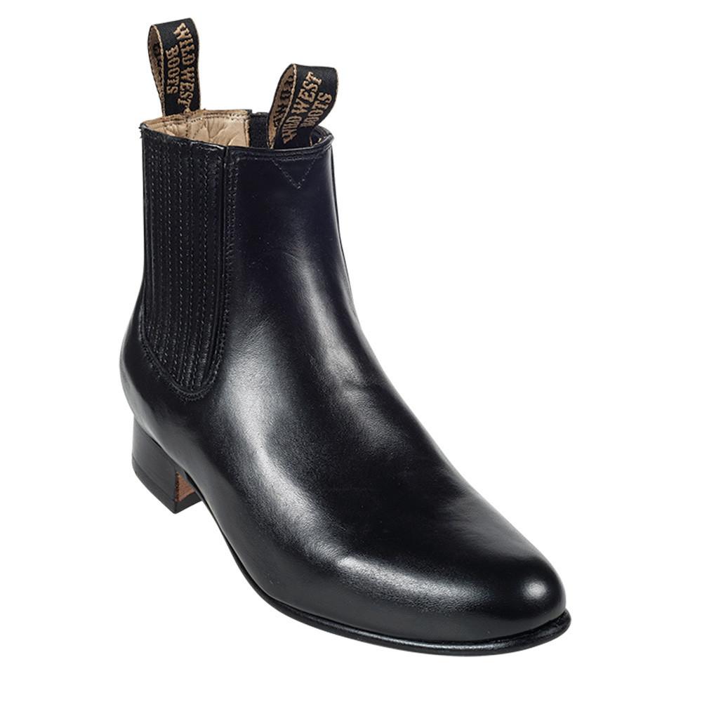 Wild West Men's Deer Leather Ankle Boots 2615105