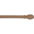 Nubuck Taupe Western Belt