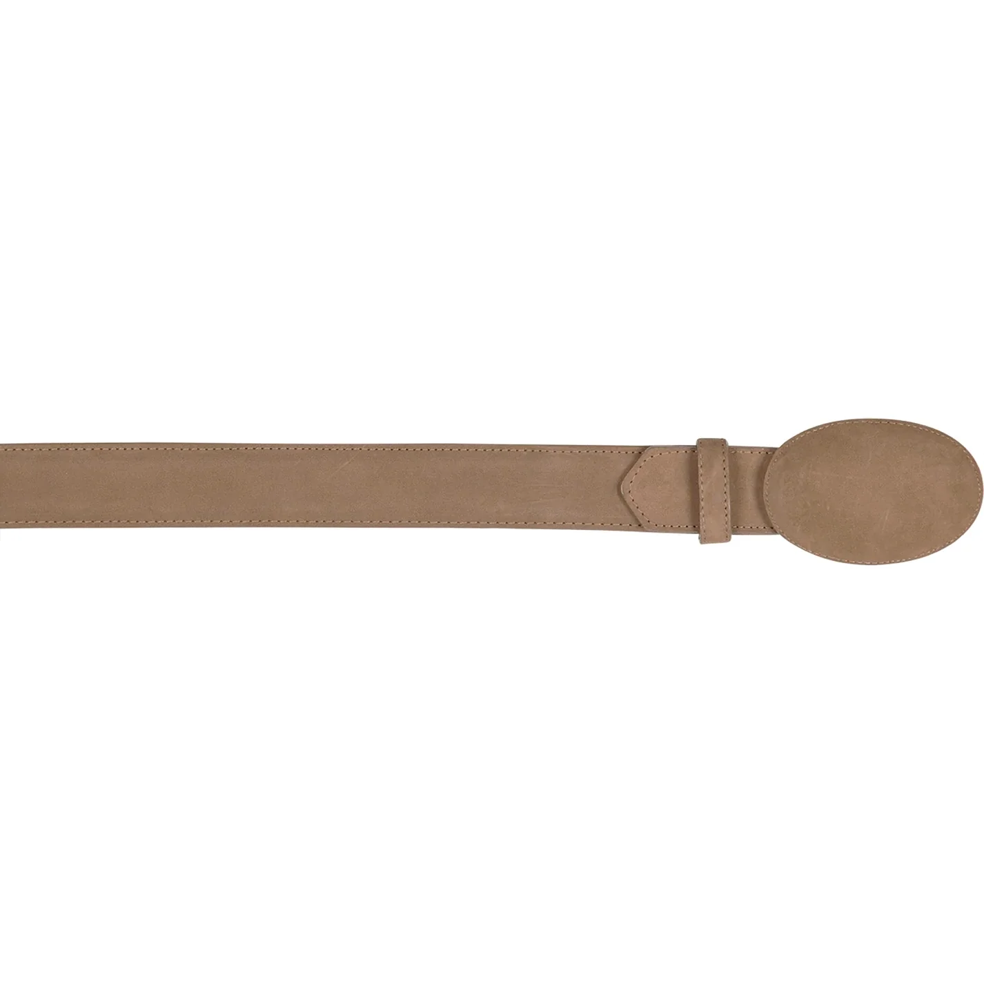 Nubuck Taupe Western Belt