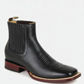 Black Chelsea Boots Square Toe