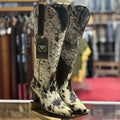 Hair-On Hide Cowgirl Boots Snip Toe