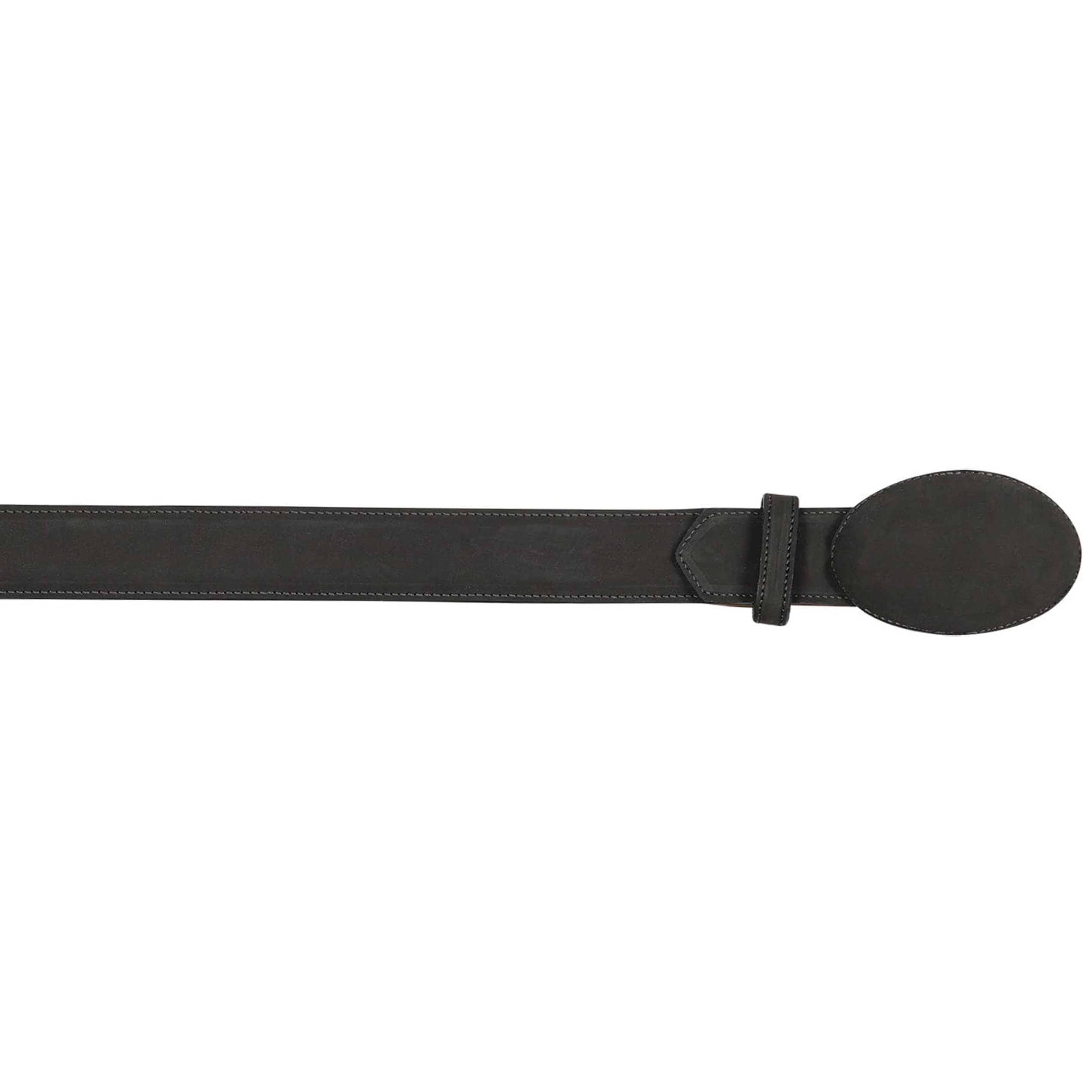 Nubuck Grey Western Belt