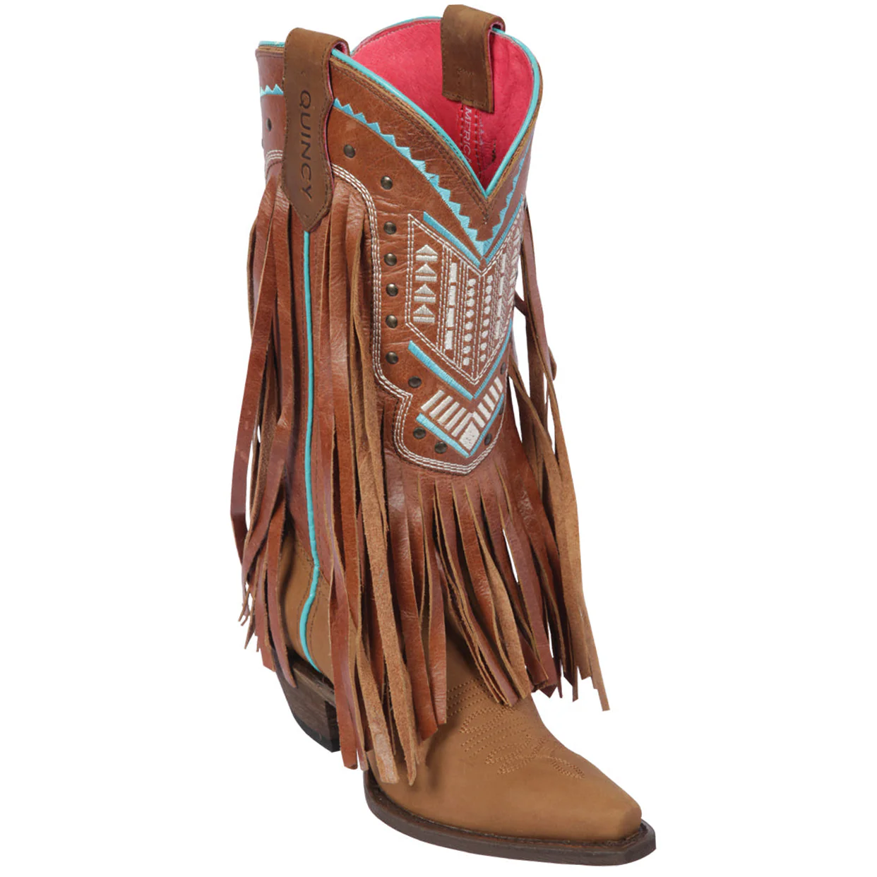 Fringe Cowgirl Boots Snip Toe