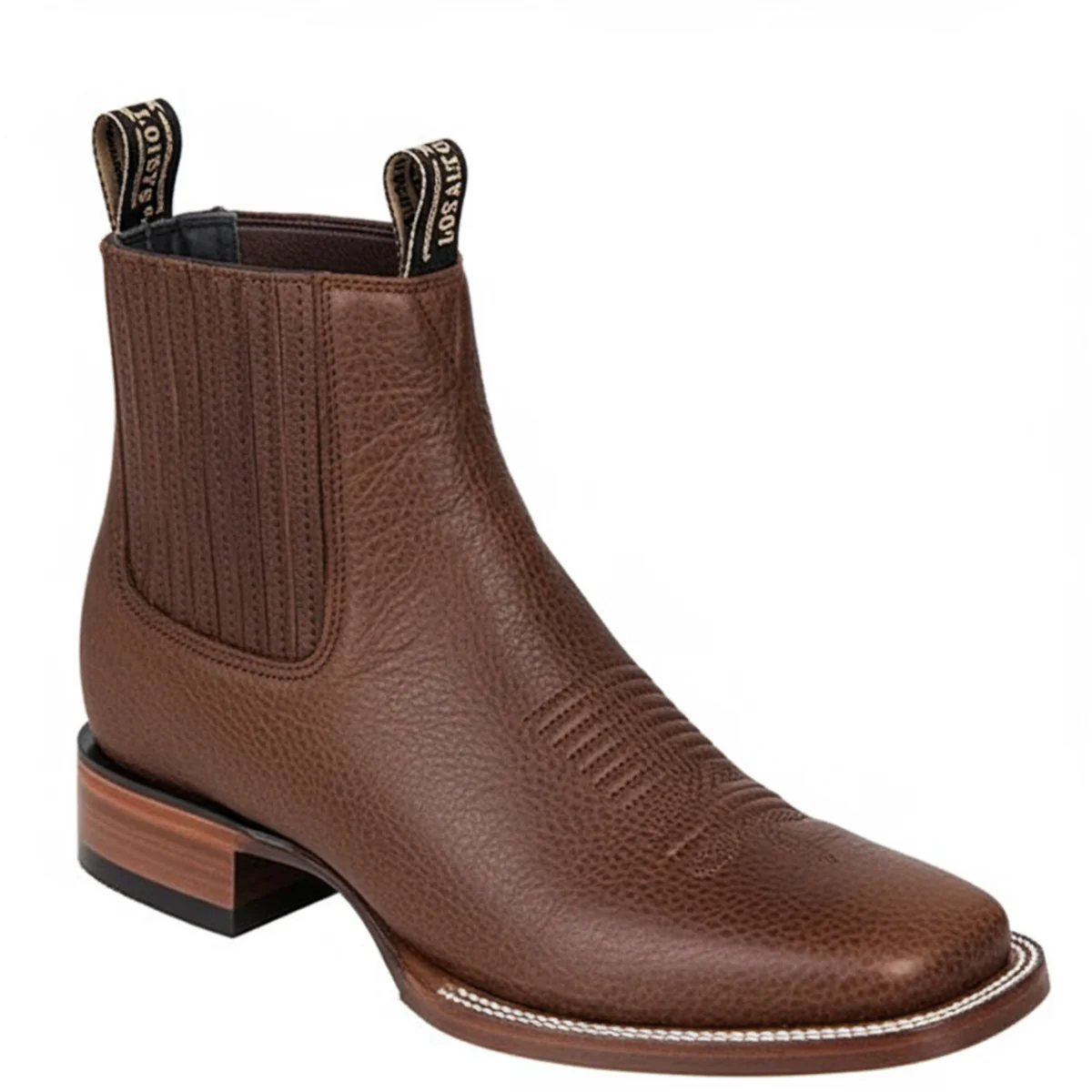 Rage Walnut Brown Boots Square Toe