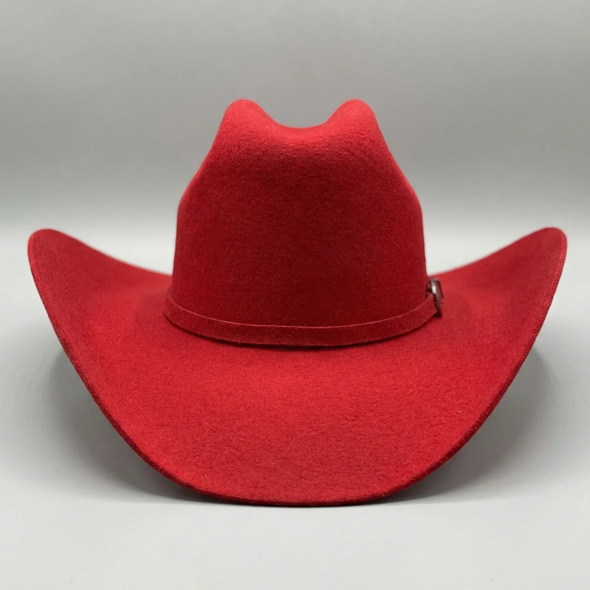 Tombstone Este Oeste Red Felt Cowboy Hat