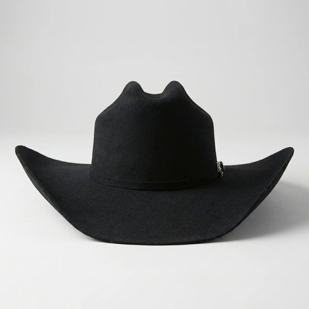 Tombstone Roper Black Felt Cowboy Hat