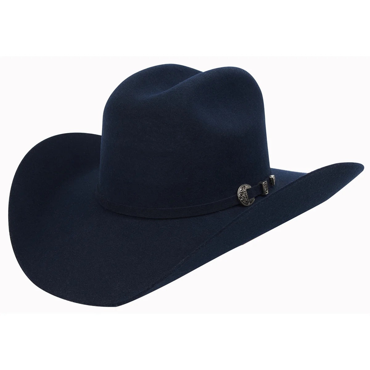 Tombstone Este Oeste Navy Blue Felt Cowboy Hat