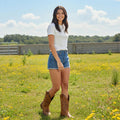 Sand Brown Square Toe Cowgirl Boots