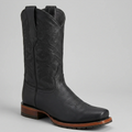 Los Altos Men's Grisly Black 7x Cowboy Boots Square Toe