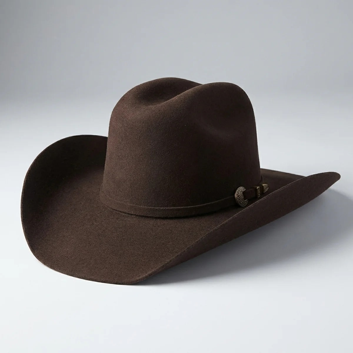 Tombstone Este Oeste Chocolate Brown Felt Western Hat