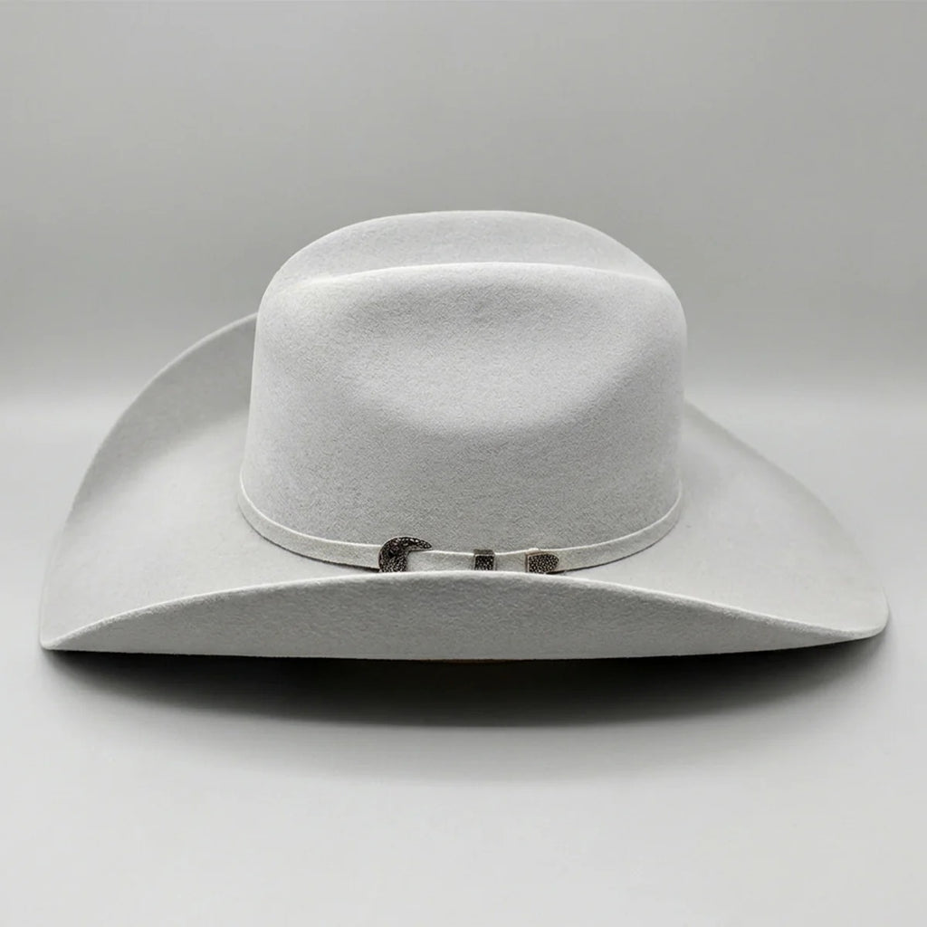 Tombstone Este Oeste Grey Cristal Felt Western Hat