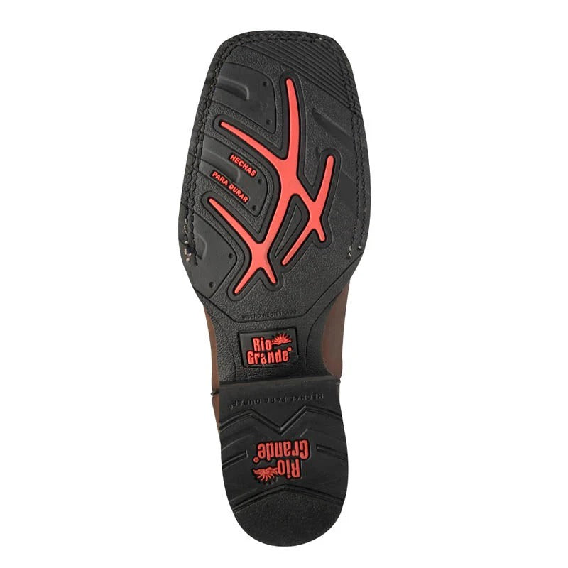 Rio Grande Men's Mexicali Western Boots - Wide Square Toe