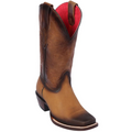 Burnished Women's Boots Square Toe