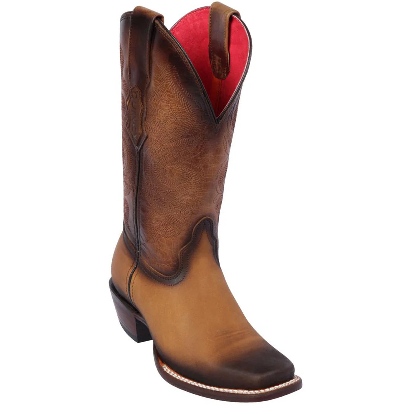 Burnished Women's Boots Square Toe