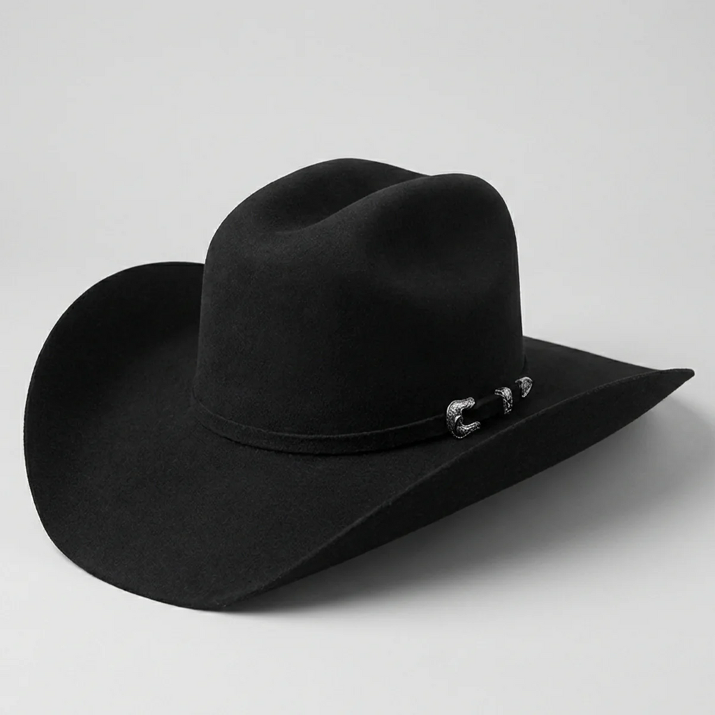 Tombstone Este Oeste Black Felt Western Hat