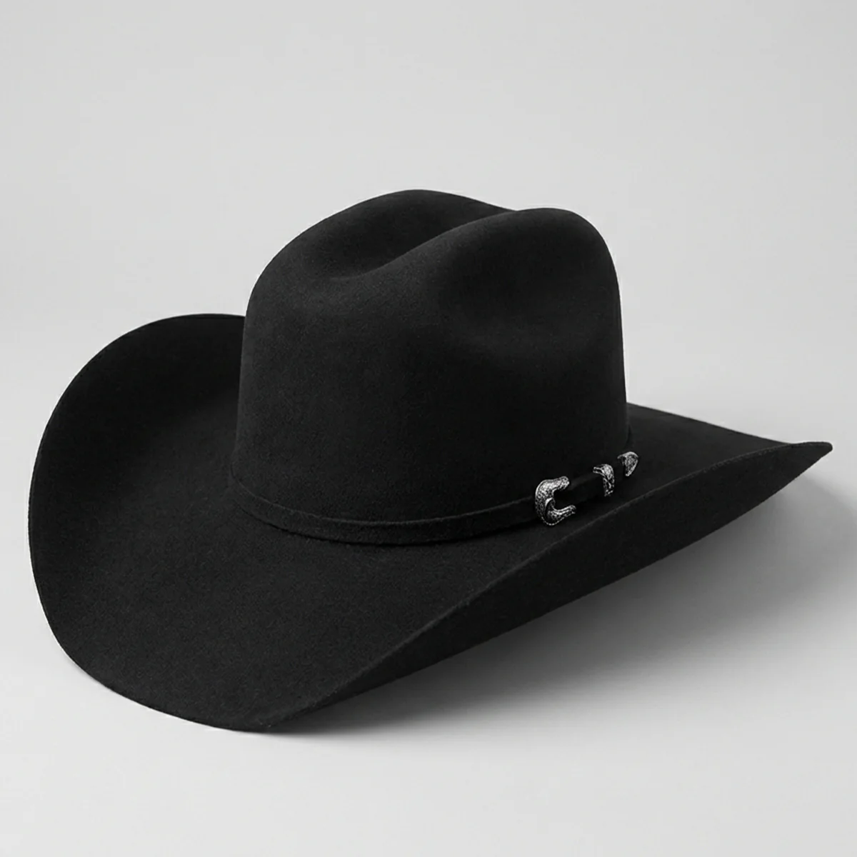 Tombstone Este Oeste Black Felt Western Hat