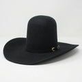 Tombstone 20X Black Open Crown Cowboy Felt Hat