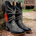 Mens Print Tooled Boots Square Toe  5 1 Review