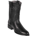 Men's Black Boot Roper Toe
