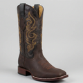Men's Wide Cowboy Boots Square Toe