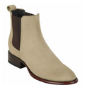 Mens Suede Chelsea Boots Oryx R Toe