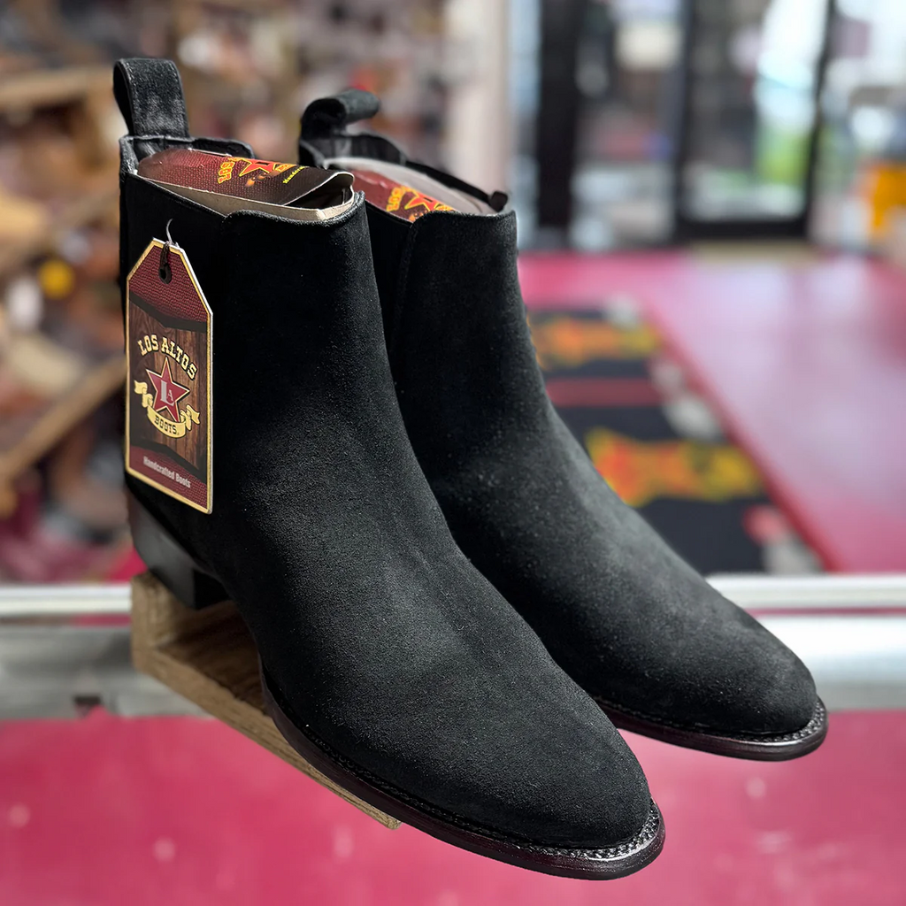 Mens Suede Chelsea Boots R Toe