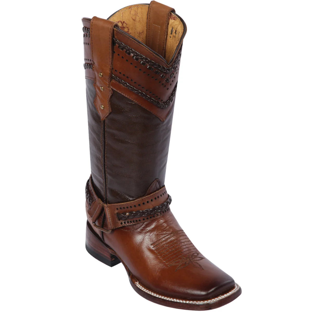 Wide Cowgirl Boots Square Toe