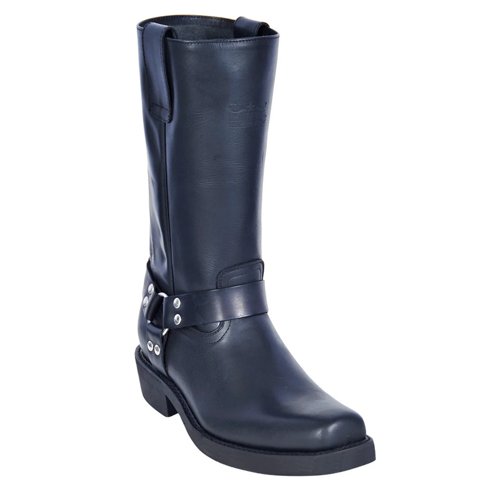 Biker Boots Square Toe