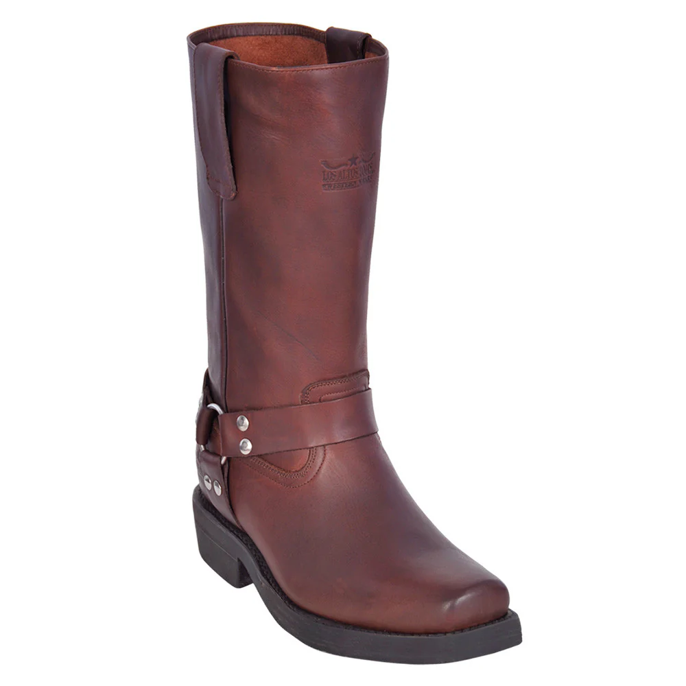 Biker Boots Square Toe