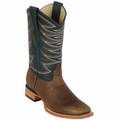 Brown Boots Square Toe