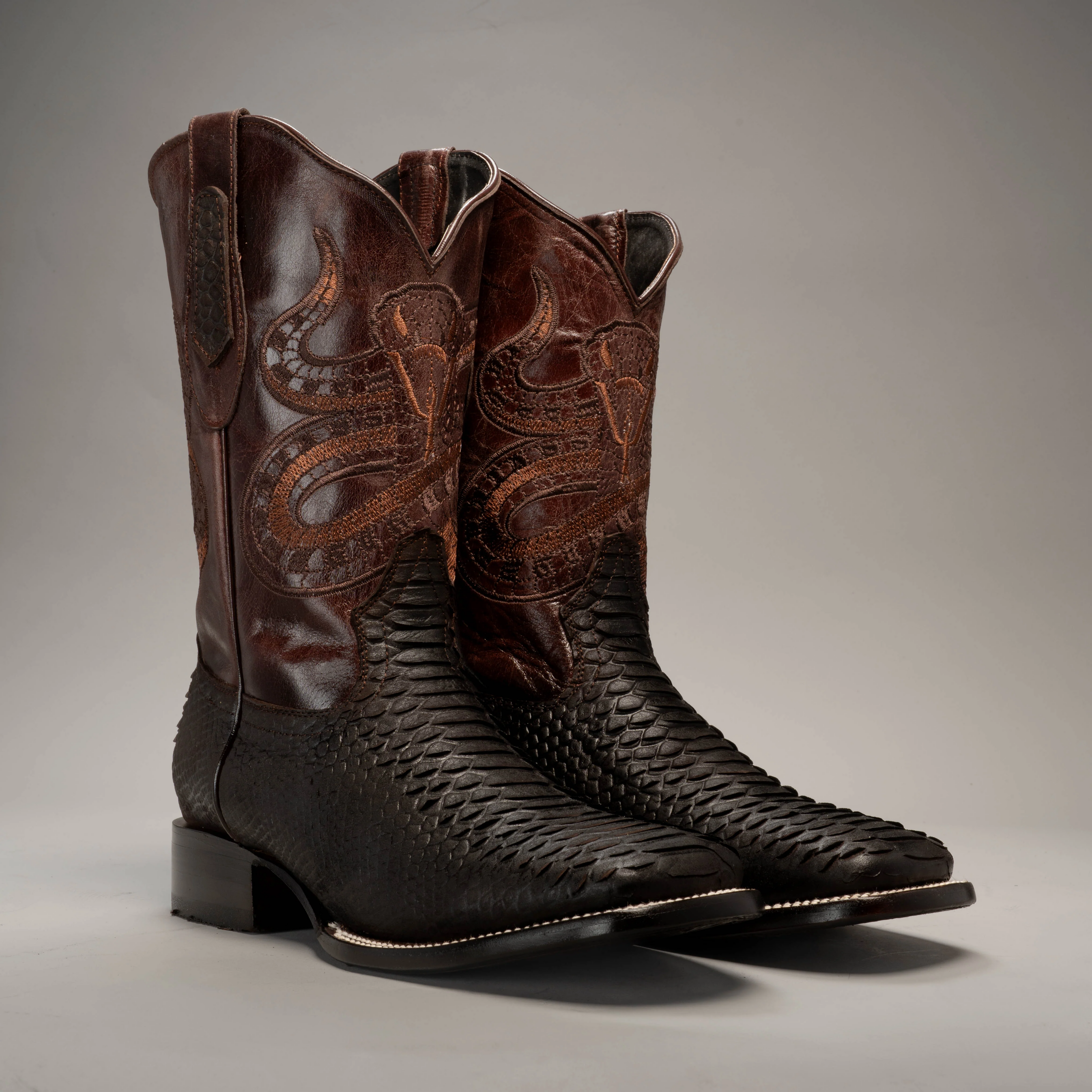 Men's VIPER Python Tribute Square Toe Cowboy Boot