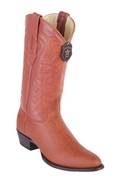 Los Altos Shark R-Toe Black Cowboy Boots 659303