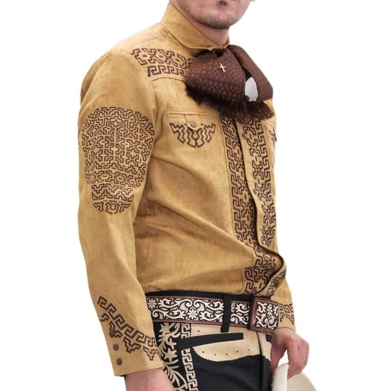 Mens El Dorado Charro Long Sleeve Shirt