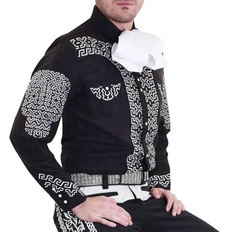 Mens El Dorado Charro Long Sleeve Shirt