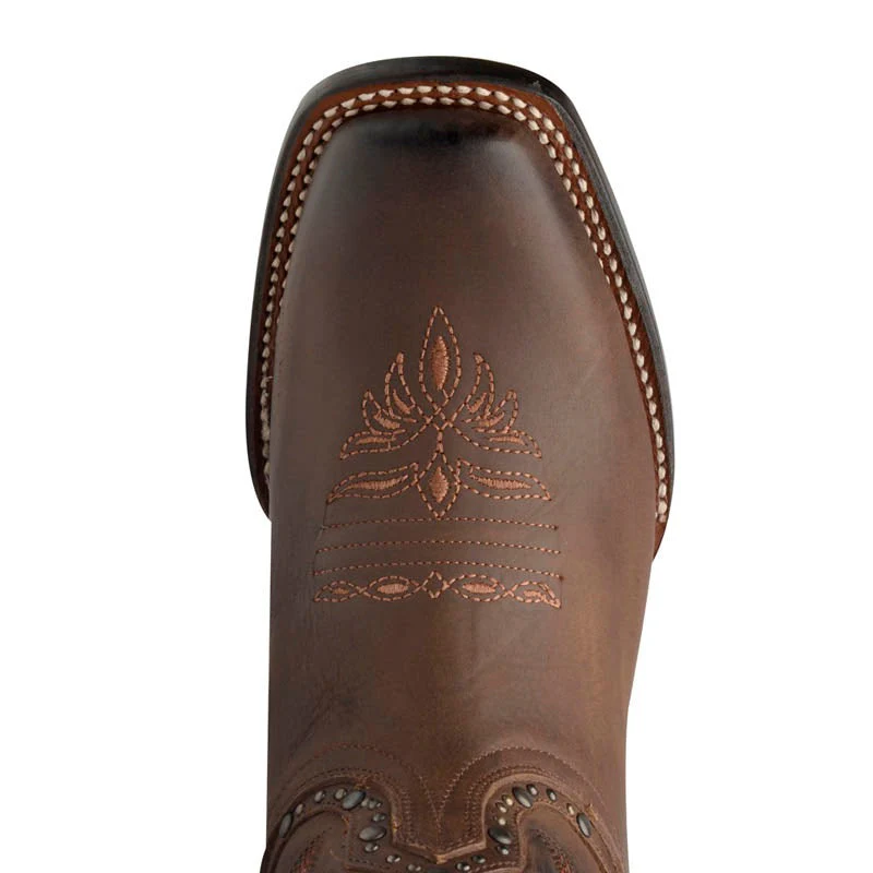 Rio Grande Women's Sandy Embroidery Western Boots - Square Toe