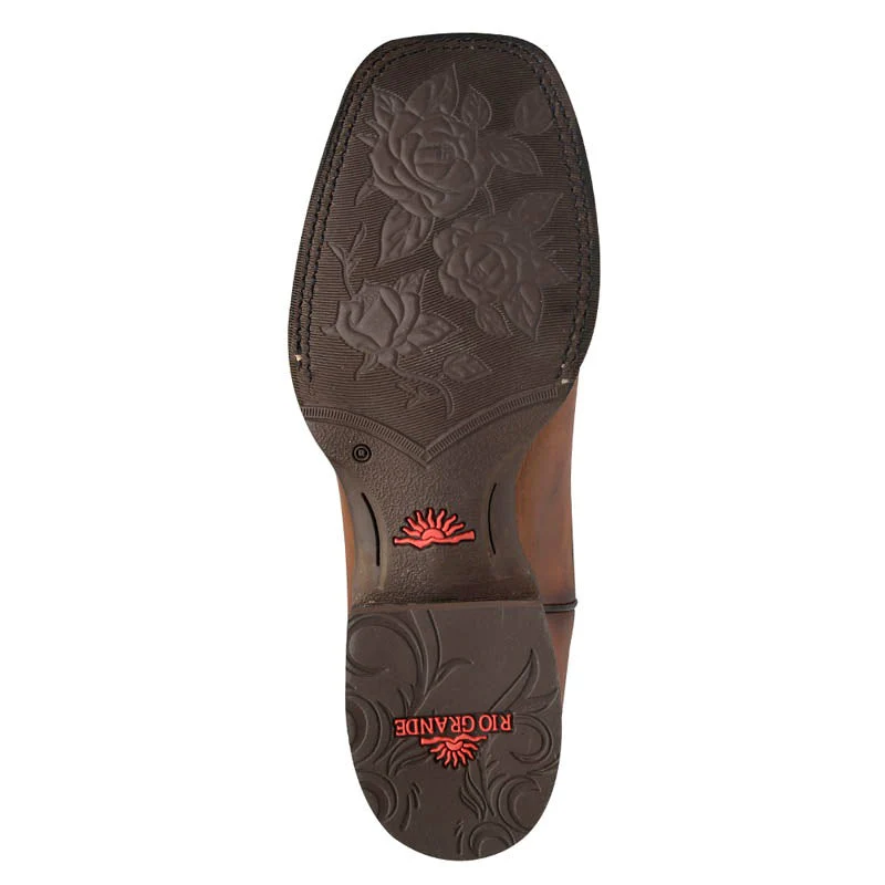 Rio Grande Women's Lulú Low Heel Western Boots - Square Toe