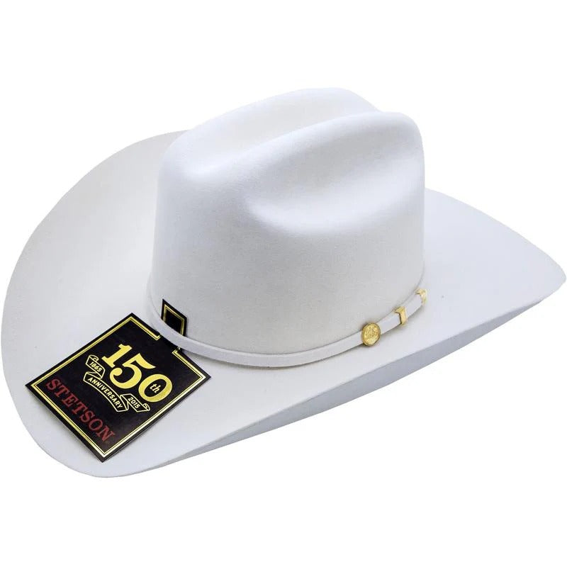 100x El Presidente Stetson Hat - Whit