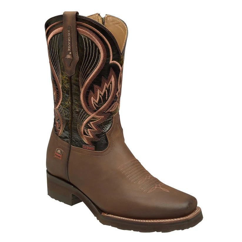 Rio Grande Men's Carson Western Boots with Zip