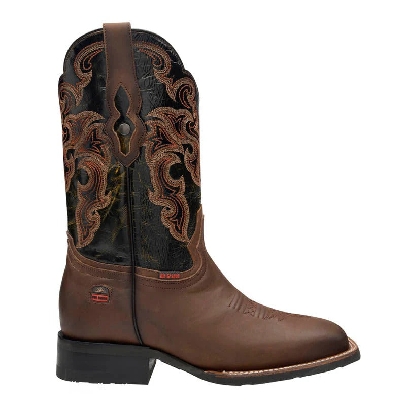 Rio Grande Men's Mexicali Western Boots - Wide Square Toe