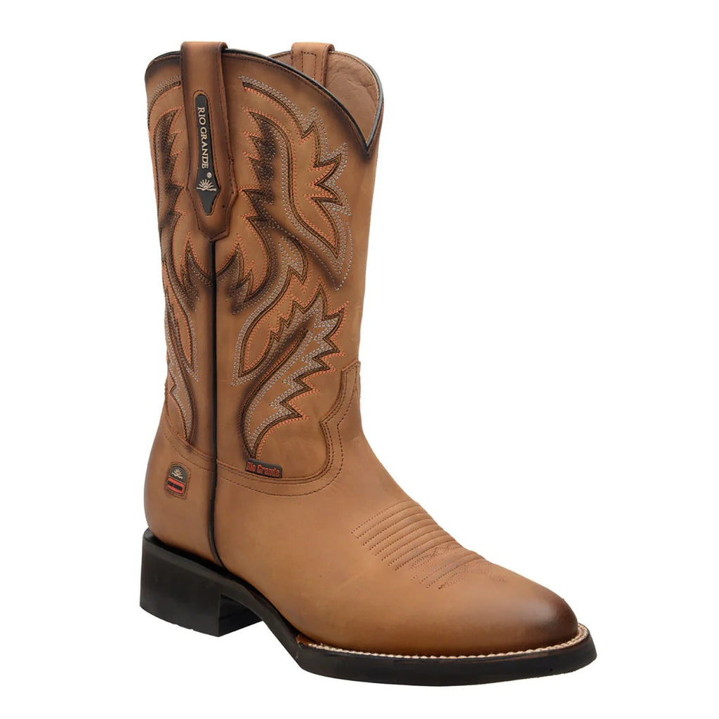 Rio Grande Men's Aspen Flexible Sole Western Boots - Round Toe