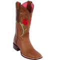 Red Rose Women's Cowgirl Boots Square Toe