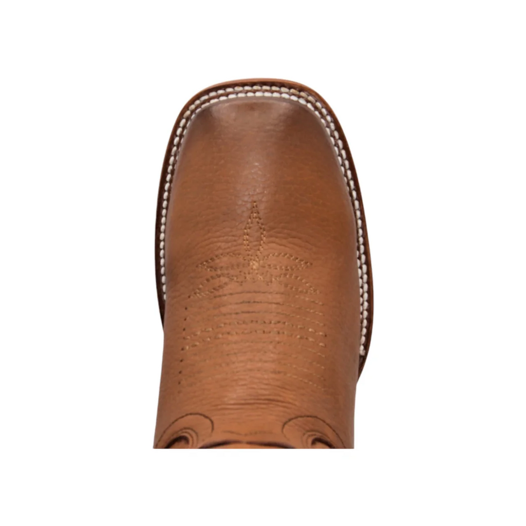 Cowgirl Boots With Red Roses Square Toe