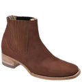 Women's Brown Square Toe Booties